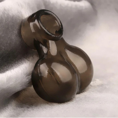 Soft Silicone Chastity Cock Ring Penis Ring Ball Sleeve Scrotum Stretcher Pendant Testicle Squeezer BDSM Bondage Sex Toy for Men