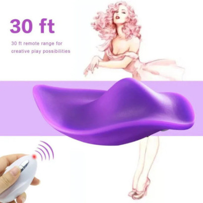 Ixhcryp Portable Clitoral Stimulator Vibrating Egg Invisible Quiet Panty Vibrator Wireless Remote Control Sex Toys For Women - V