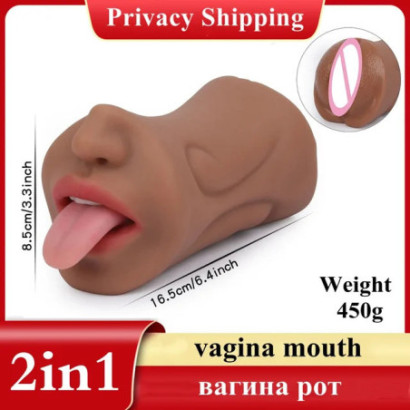 WNN Masturbation Aircraft Cup Blow Molding Bag Pussy Men's Sexy Toys 3 in 1 Vaginal Anal Male Masturbation Oral Sex Real  Throat