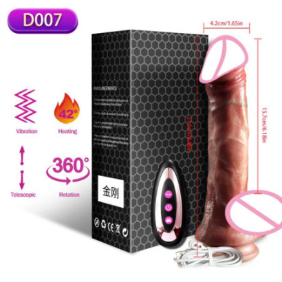 Thrusting Dildo Vibrators For Women 4 In 1 Realistic Penis Vibrating Dildo With Remote Control Sex Toys For Womans Sex Machine -